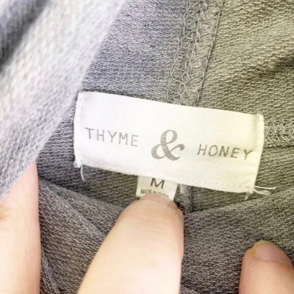 Turtleneck Sweater Dress Thyme & Honey Women’s Gray Size Medium - Picture 7 of 11